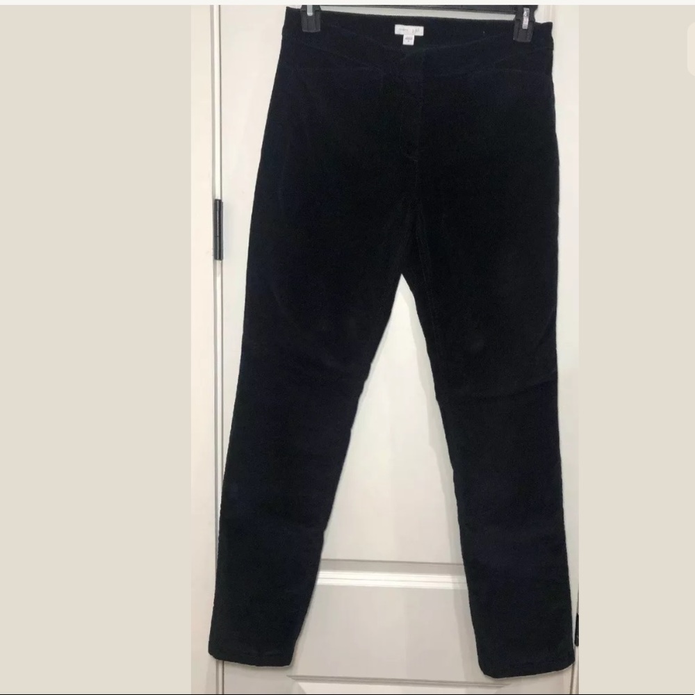J. JILL 'STRAIGHT LEG' Black Corduroy PANTS